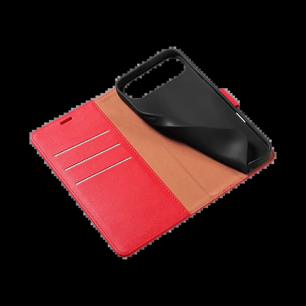 Housse folio anti-RFID iPhone Air – PROTECT IP011 Rouge - Vue 17