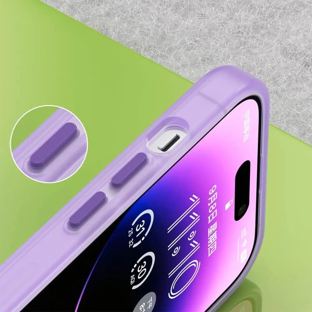 Coque MagSafe bi-matière –  iPhone 14 Pro Max – PROTECT MF-006 Violet foncé - Vue 7