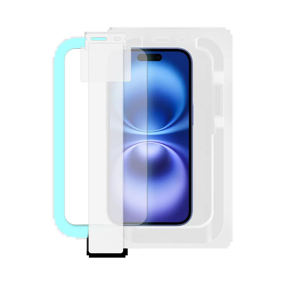 Verre trempé (x2) iPhone 15 / 16 - applicateur installation facile - PROTECT - Vue 5
