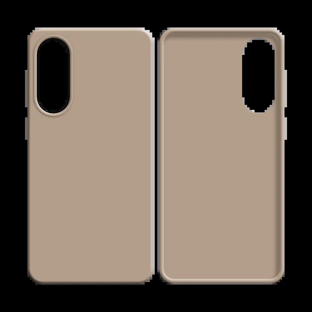 Coque silicone Samsung Galaxy S25 Edge - Rose Gold - Vue 8