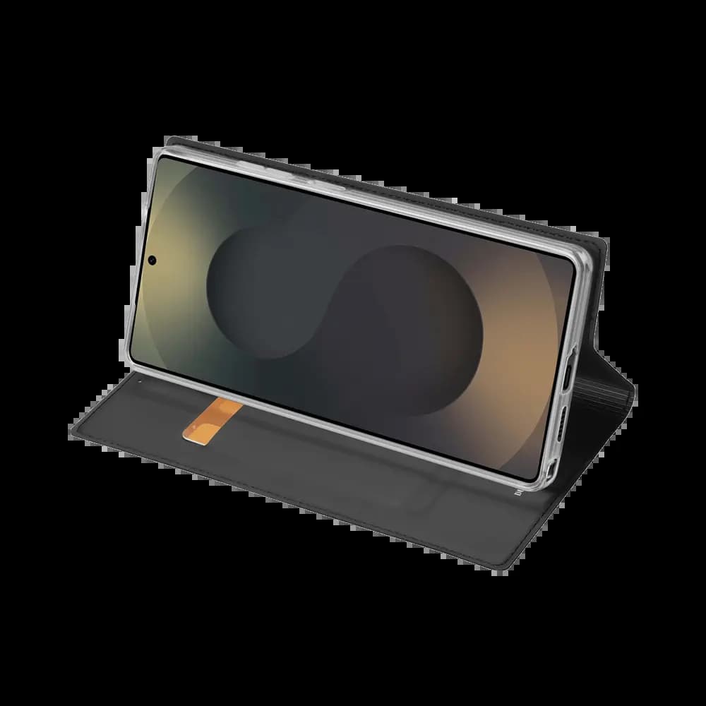 Housse folio Samsung Galaxy S26 Ultra porte-carte – Dux Ducis Skin Pro Noir - Vue 16