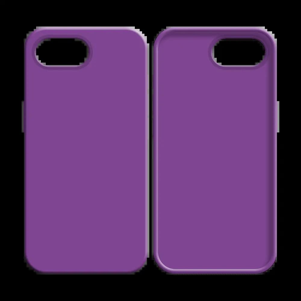 Coque silicone iPhone 16e / iPhone 17e - Mauve - Vue 8