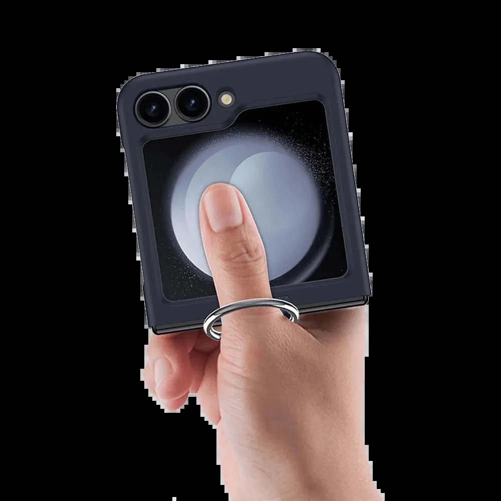 Coque de Protection avec Anneau Z-FL2 Samsung Galaxy Z Flip 6 5G Bleu - Vue 9