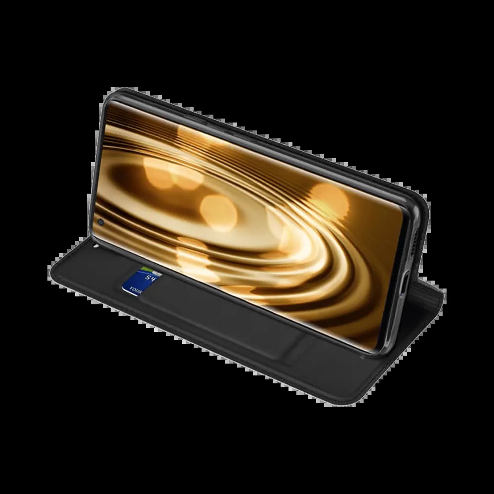 Housse folio Vivo X51 porte-carte – Dux Ducis Skin Pro Noir - Vue 16