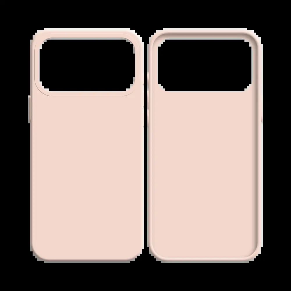 Coque silicone iPhone 17 Pro Max - Rose Gold - Vue 8