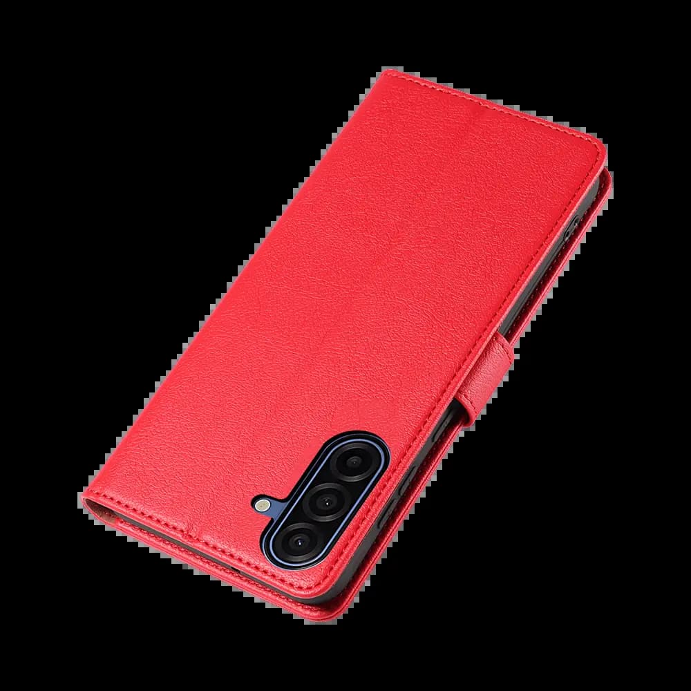 Housse folio anti-RFID Samsung Galaxy A17 5G – PROTECT IP011 Rouge - Vue 48