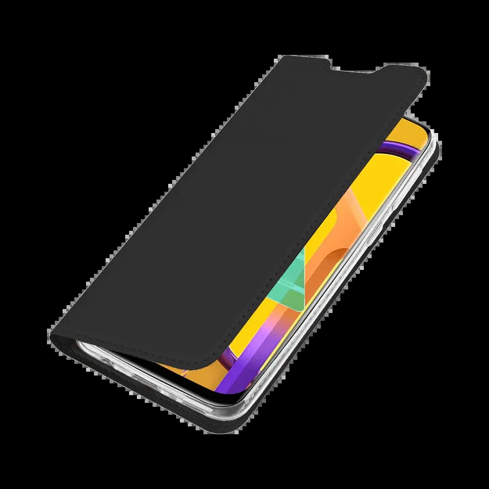 Housse folio Samsung Galaxy M21 porte-carte – Dux Ducis Skin Pro Noir - Vue 3