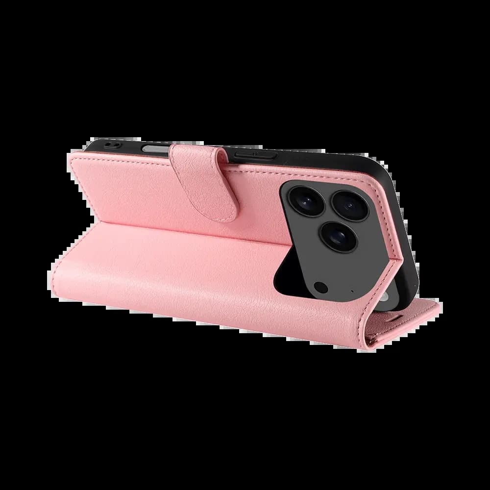 Housse folio anti-RFID iPhone 17 Pro Max – PROTECT IP011 Rose - Vue 5