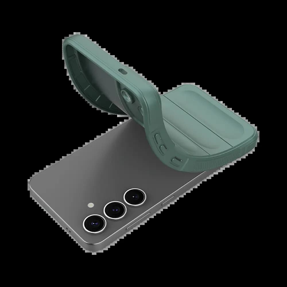 Coque de protection antichoc renforcée – Samsung Galaxy S25+ – PROTECT IX008 Vert Foncé - Vue 5