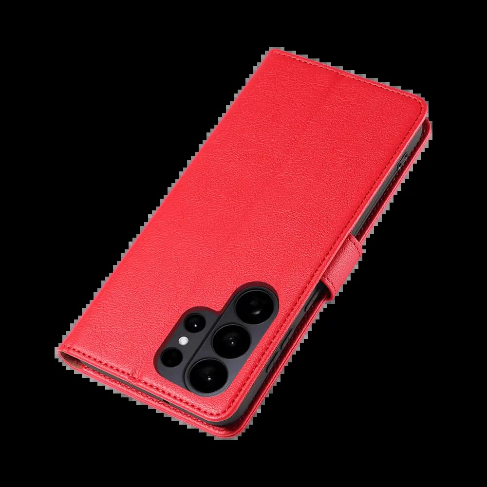 Housse folio anti-RFID Samsung Galaxy S26 Ultra – PROTECT IP011 Rouge - Vue 48
