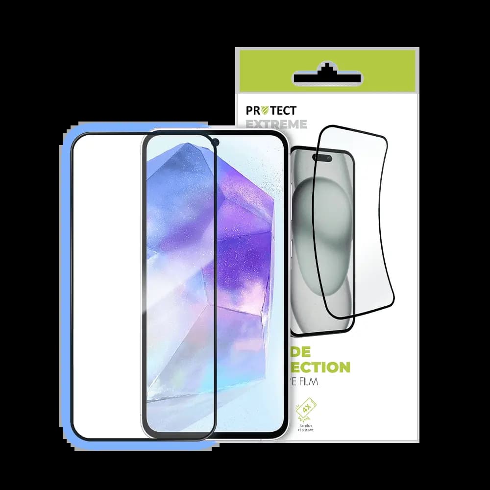 Film de protection extrême 7H – compatible Samsung Galaxy A35 5G / A55 5G – PROTECT Transparent - Vue 30
