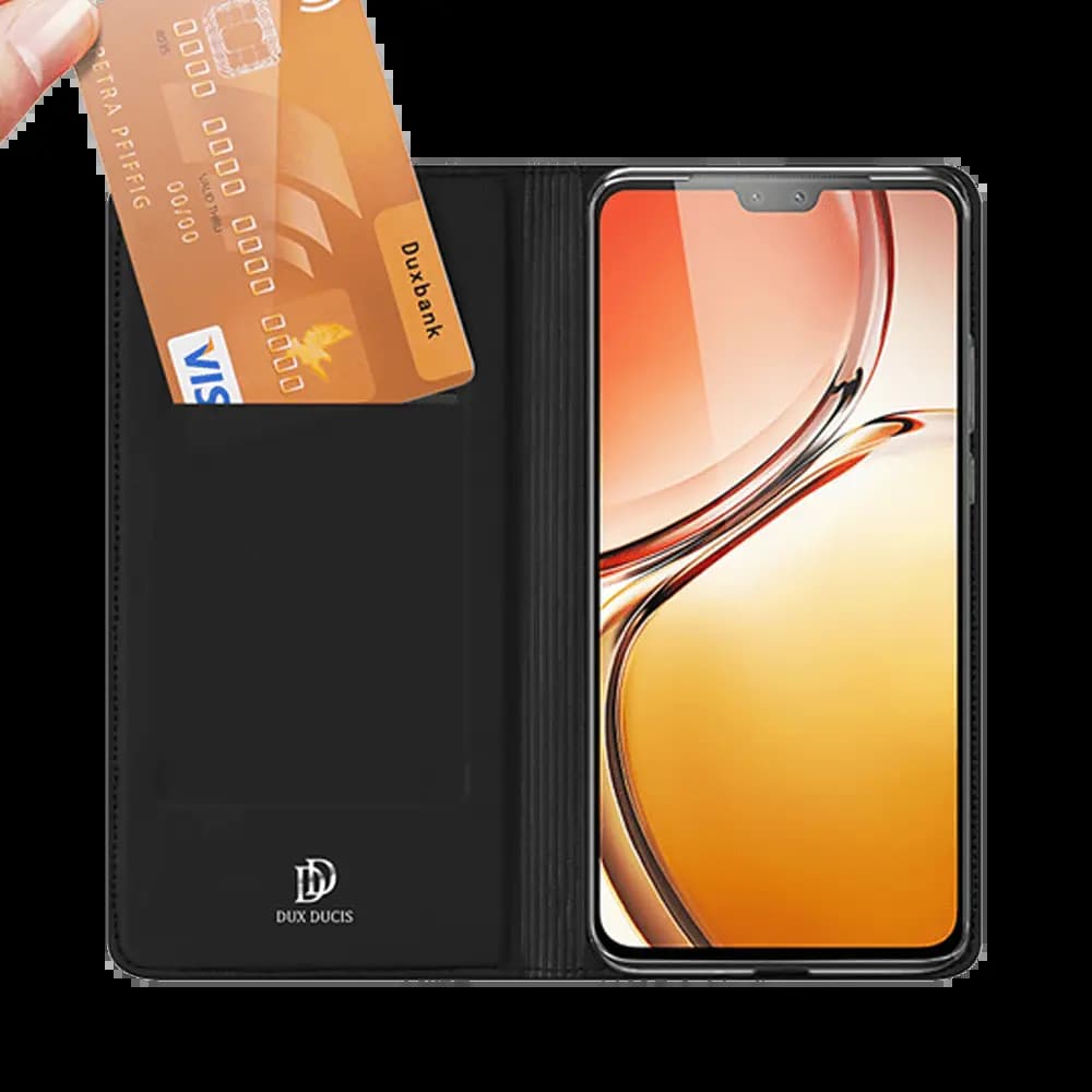 Housse folio Vivo V23 5G porte-carte – Dux Ducis Skin Pro Bleu - Vue 3