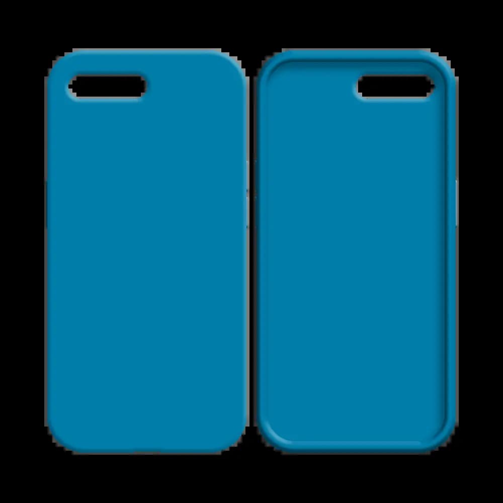 Coque silicone iPhone 7 Plus / 8 Plus - Bleu Ciel - Vue 8