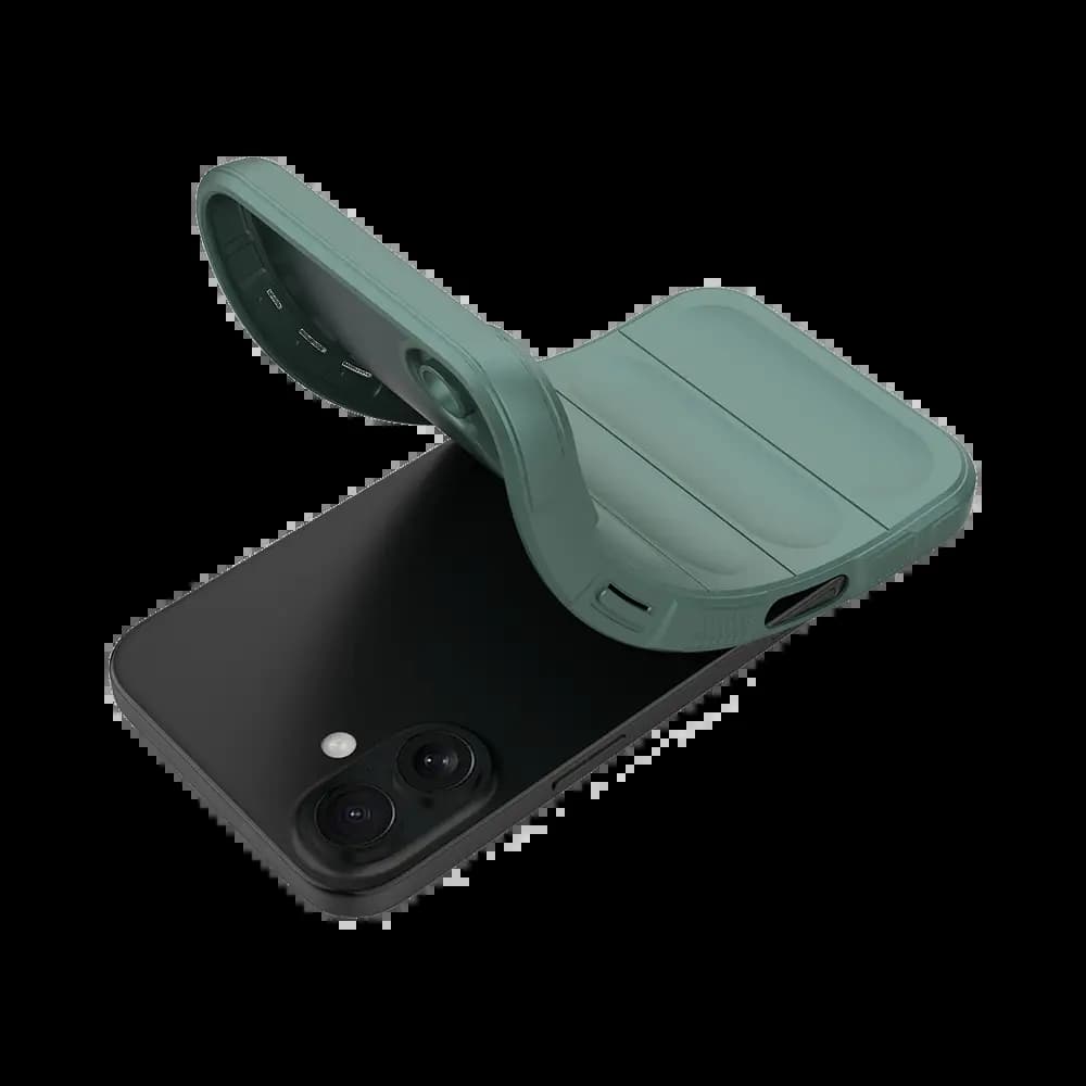 Coque de protection iPhone 16 Plus antichoc renforcée – PROTECT IX008 Vert Foncé - Vue 5