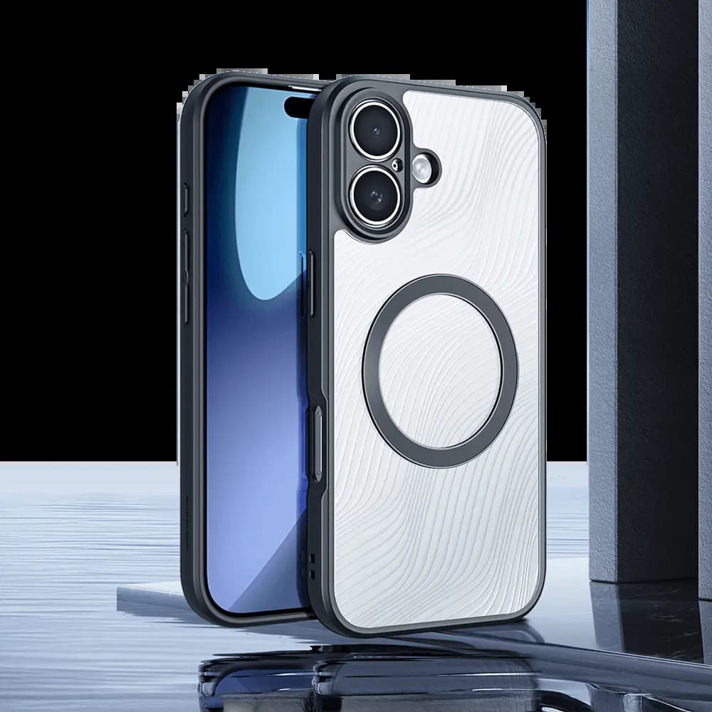 Coque MagSafe anti-chocs – iPhone 17 – Dux Ducis Aimo Mag Noir - Vue 7