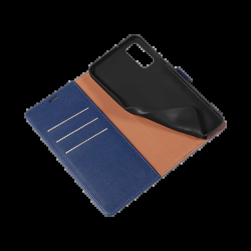 Housse folio anti-RFID Samsung Galaxy S20 FE – PROTECT IP011 Bleu Marine - Vue 10