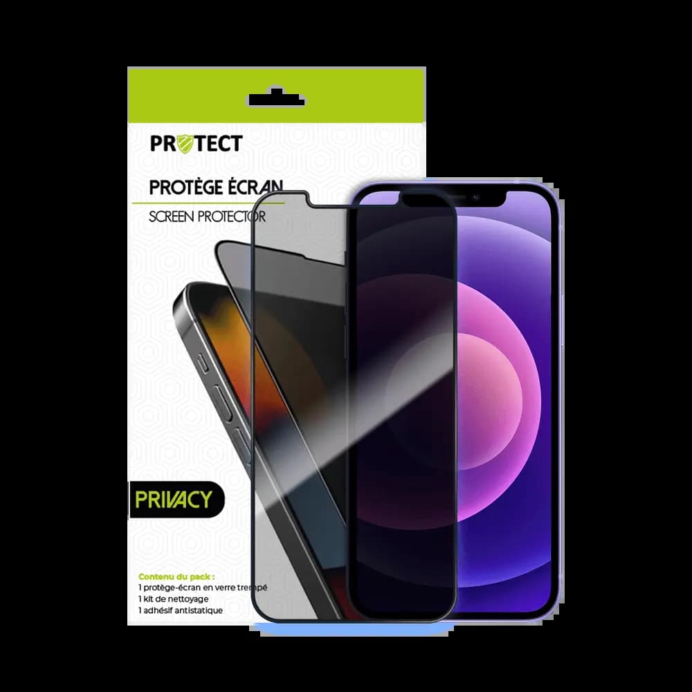 Verre trempé anti-espions 9H – Apple iPhone 12 mini – PROTECT Transparent - Vue 20