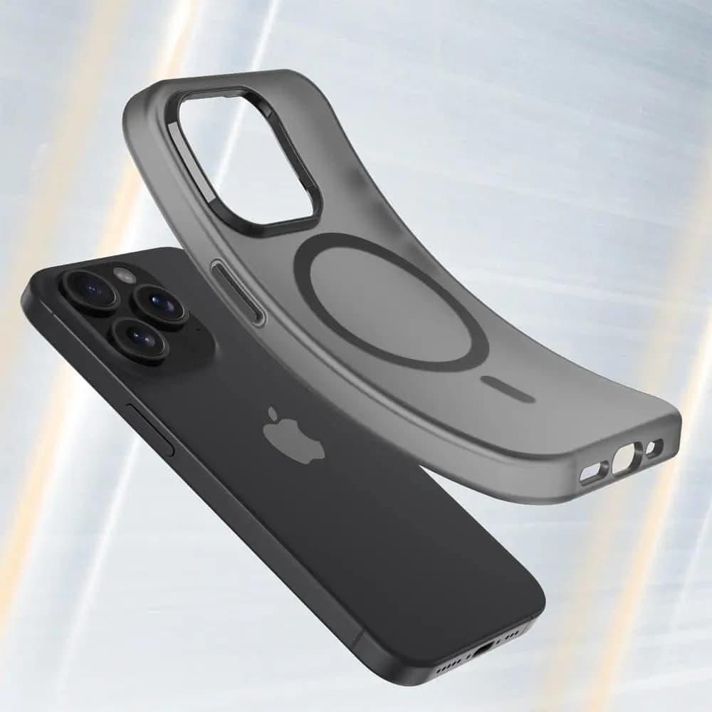 Coque MagSafe bi-matière – iPhone 15 Pro Max – PROTECT MF-006 Noir - Vue 4