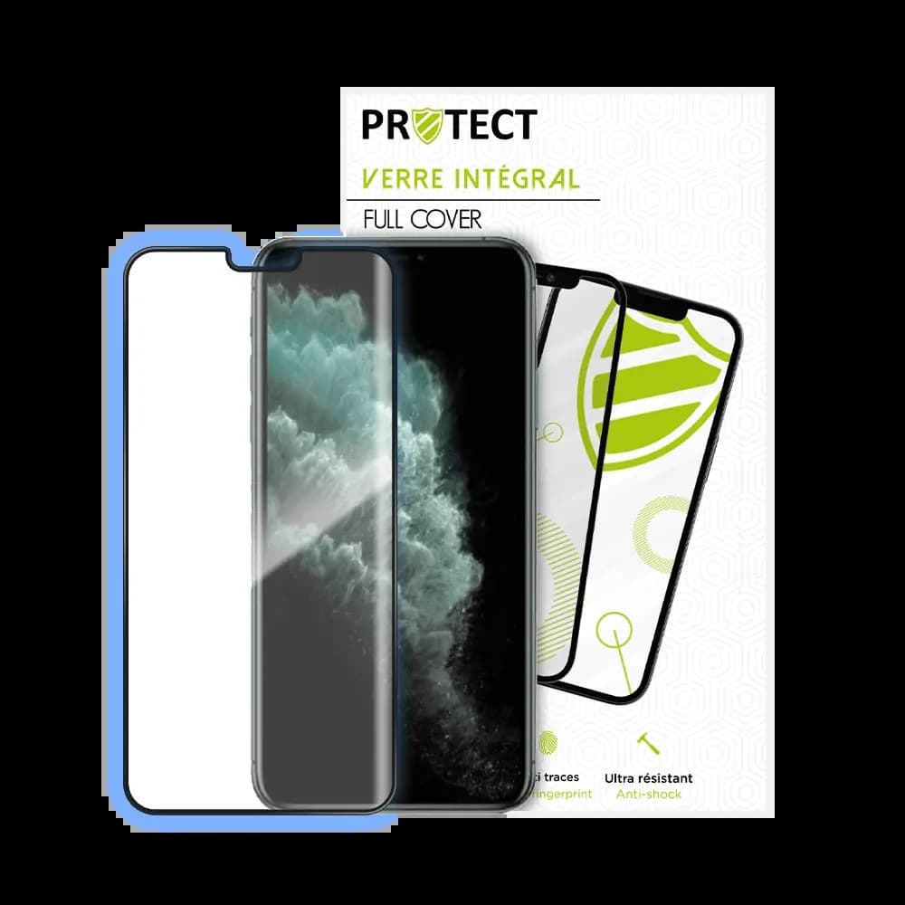 Verre trempé intégral 5D 9H – protection écran compatible Apple iPhone 11 Pro Max / XS Max – PROTECT Noir - Vue 24