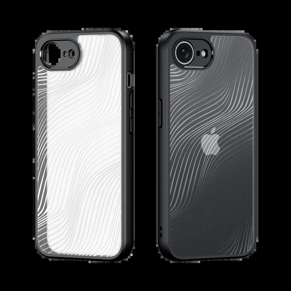 Coque de protection iPhone 16e / iPhone 17e anti-chocs finition mate – Dux Ducis Aimo Noir - Vue 3