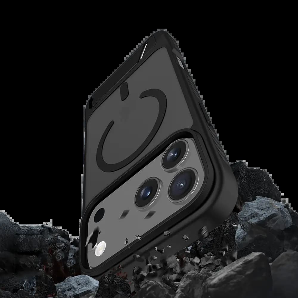Coque de protection iPhone 17 Pro MagSafe avec support – PROTECT IF014 Noir - Vue 9