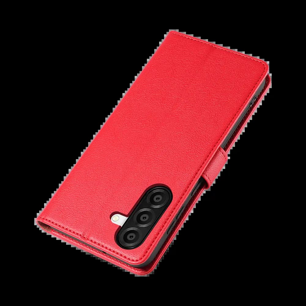 Housse folio anti-RFID Samsung Galaxy A57 5G – PROTECT IP011 Rouge - Vue 48