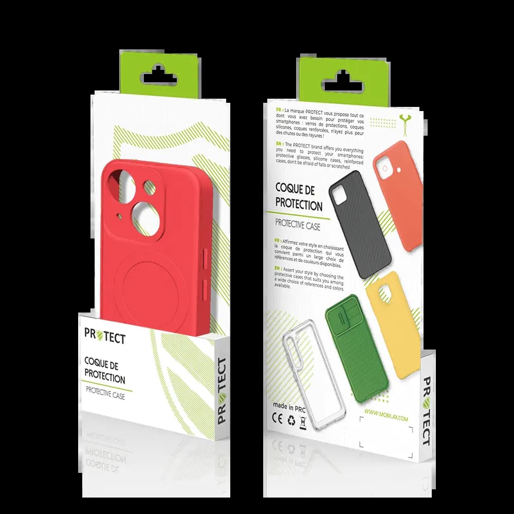 Coque de Protection PROTECT pour Apple iPhone 13 MagSafe Rouge - Vue 24