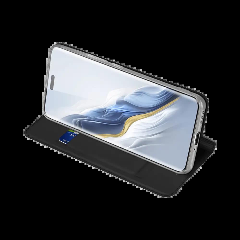 Housse folio Honor Magic 6 Pro porte-carte – Dux Ducis Skin Pro Noir - Vue 16