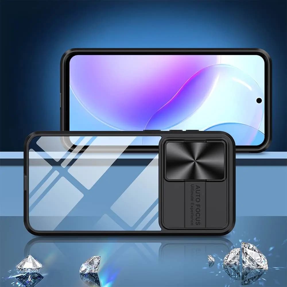 Coque avec cache caméra - Samsung Galaxy A36 5G / A56 5G – PROTECT IE027 Noir  - Vue 3