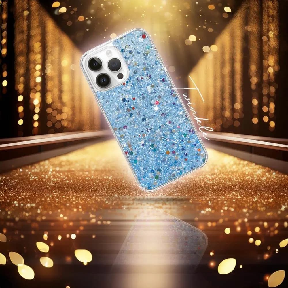 Coque de Protection Twinkle JMGOKIT pour Apple iPhone 16 Pro Bleu - Vue 3