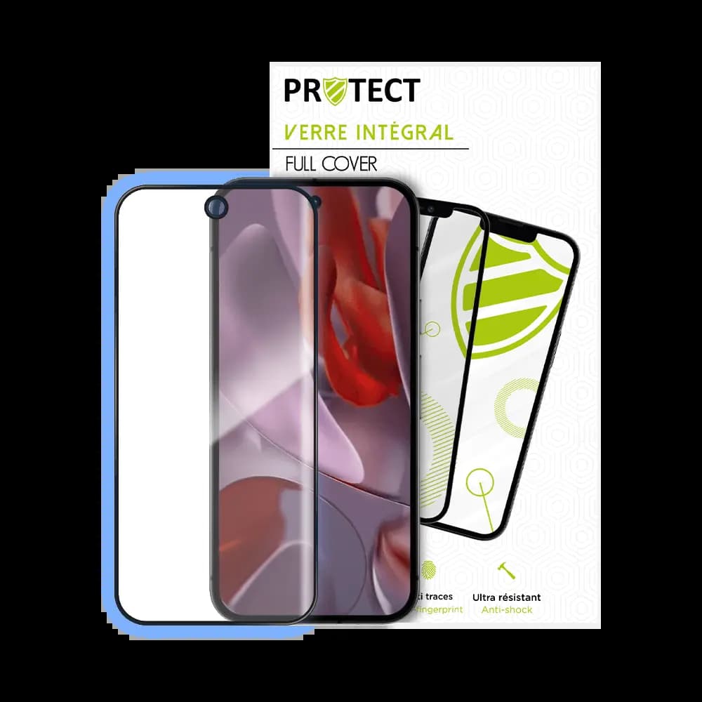 Verre trempé intégral 5D 9H – protection écran Google Pixel 9a – PROTECT Noir - Vue 24