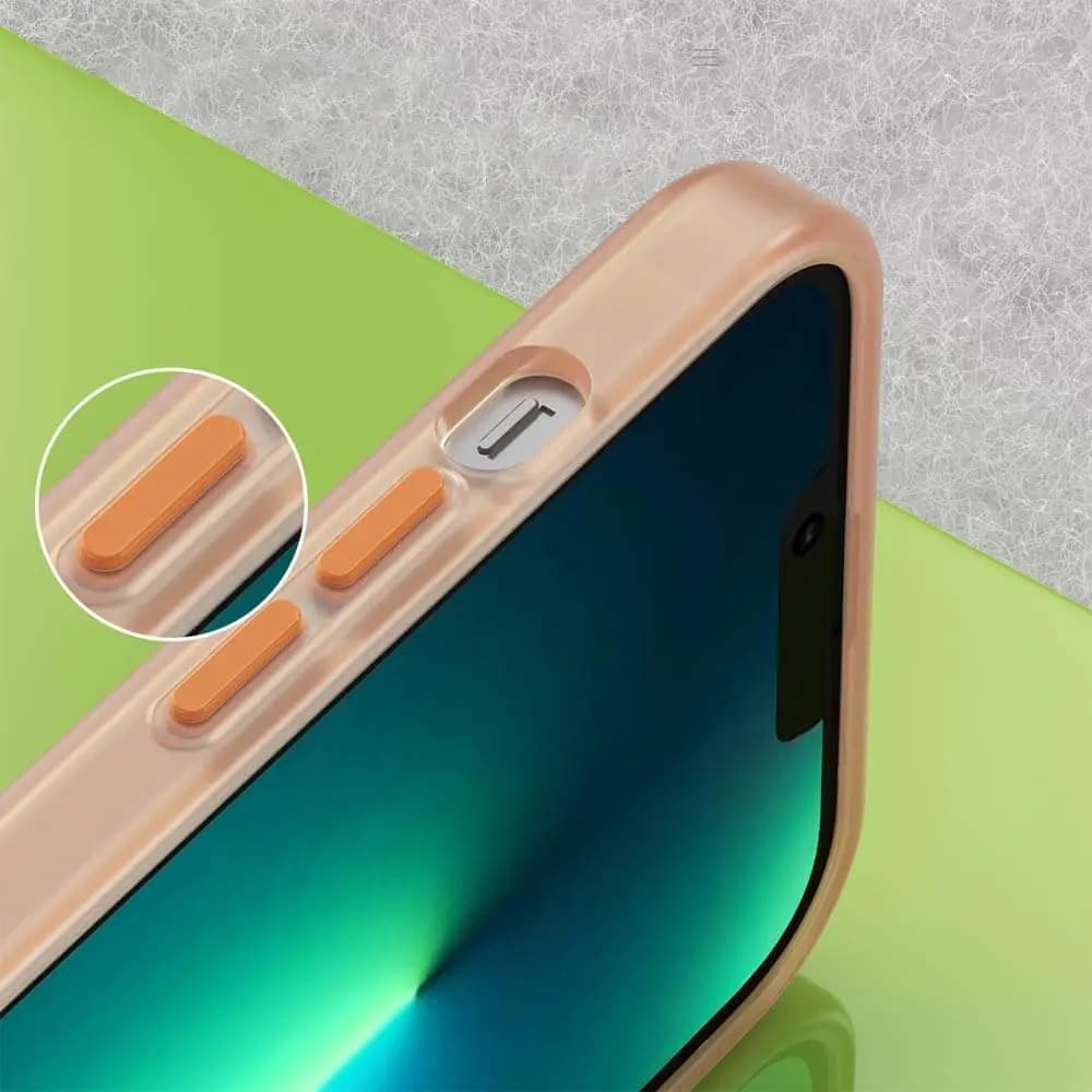 Coque MagSafe bi-matière – iPhone 13 Pro Max – PROTECT MF-006 Orange - Vue 7