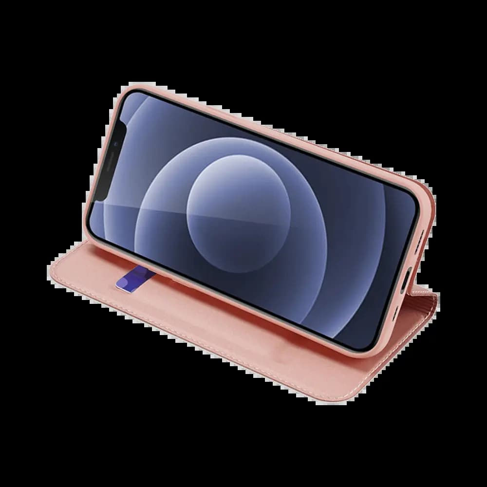 Housse folio iPhone 12 / 12 Pro porte-carte – Dux Ducis Skin Pro Noir - Vue 7