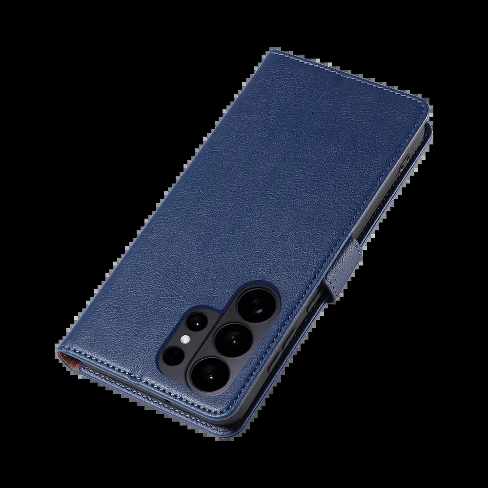 Housse folio anti-RFID Samsung Galaxy S26+ – PROTECT IP011 Bleu Marine - Vue 48