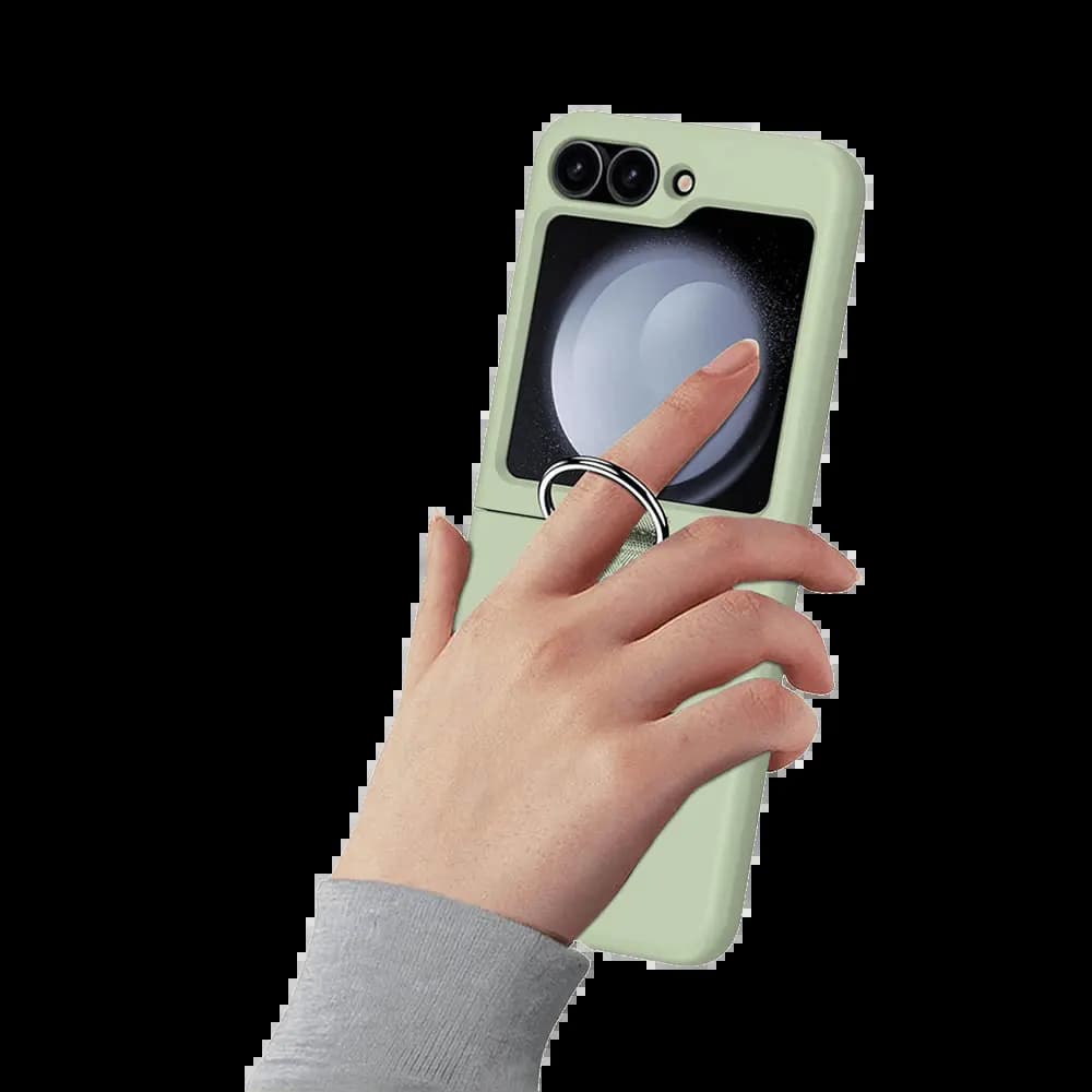 Coque de Protection avec Anneau Z-FL2 Samsung Galaxy Z Flip 6 5G Vert Clair - Vue 24