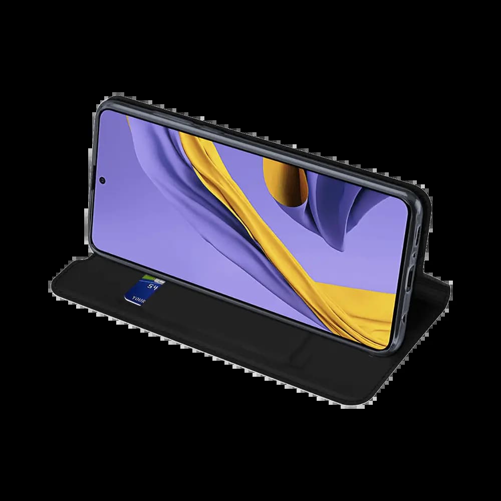 Housse folio Samsung Galaxy A51 porte-carte – Dux Ducis Skin Pro Noir - Vue 16