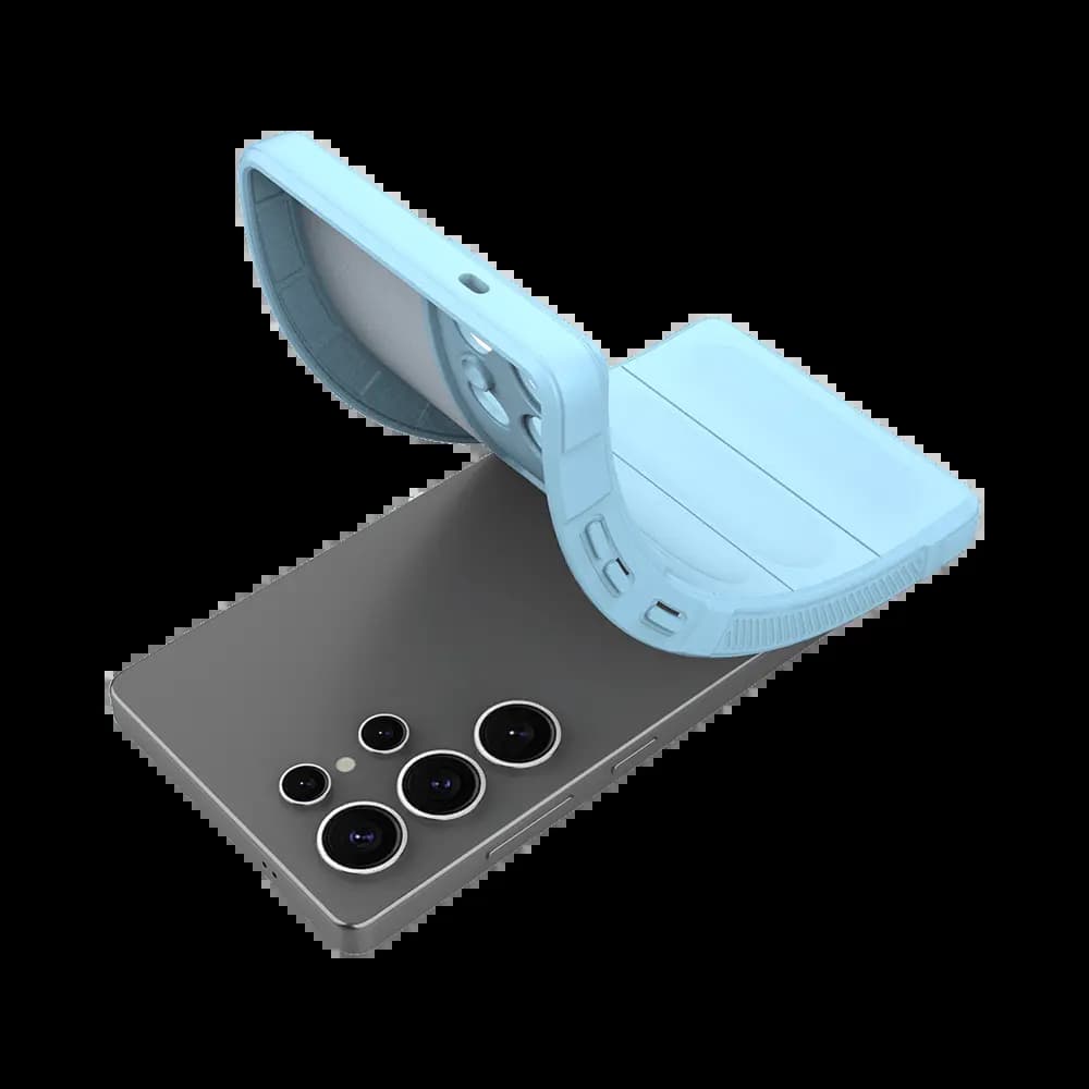 Coque de protection antichoc renforcée – Samsung Galaxy S25 Ultra – PROTECT IX008 Bleu Clair - Vue 5