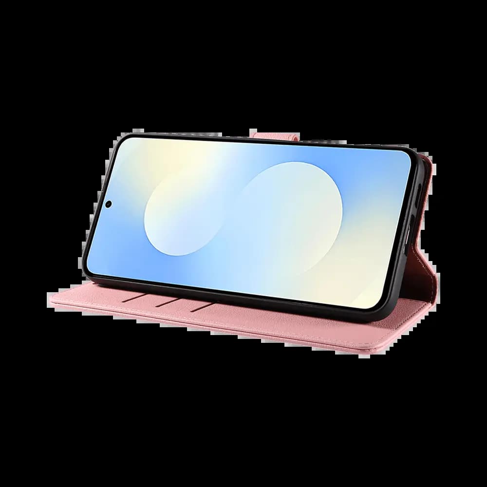 Housse folio anti-RFID Samsung Galaxy S26 – PROTECT IP011 Rose - Vue 17