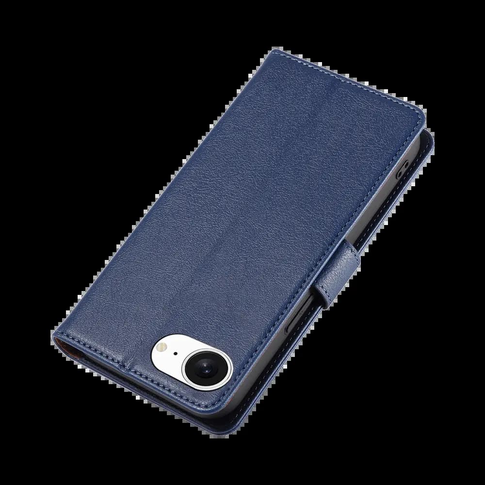 Housse folio anti-RFID iPhone 16e – PROTECT IP011 Bleu Marine - Vue 36