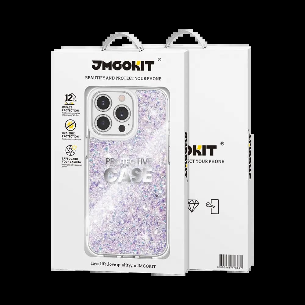 Coque de Protection Twinkle JMGOKIT pour Apple iPhone 16 Pro Argent - Vue 12