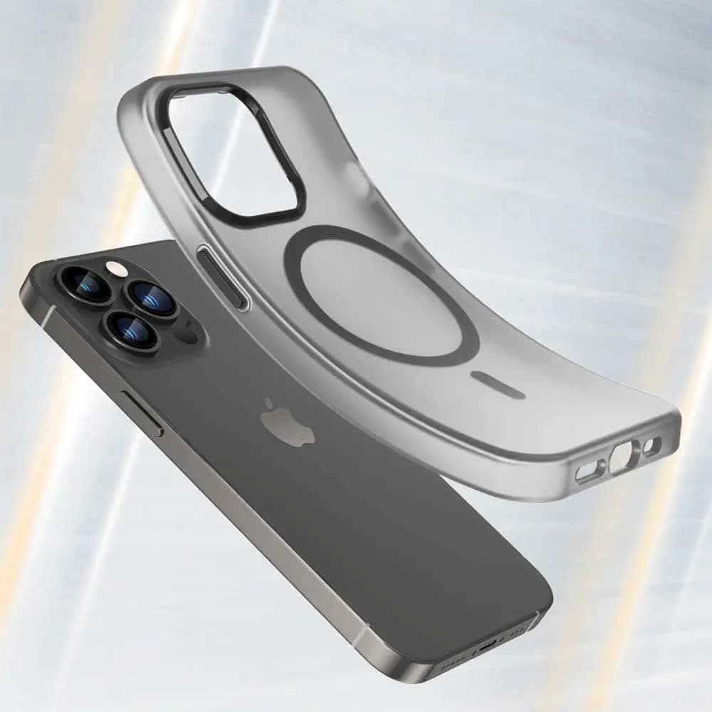 Coque MagSafe bi-matière – iPhone 13 Pro Max – PROTECT MF-006 Noir - Vue 4