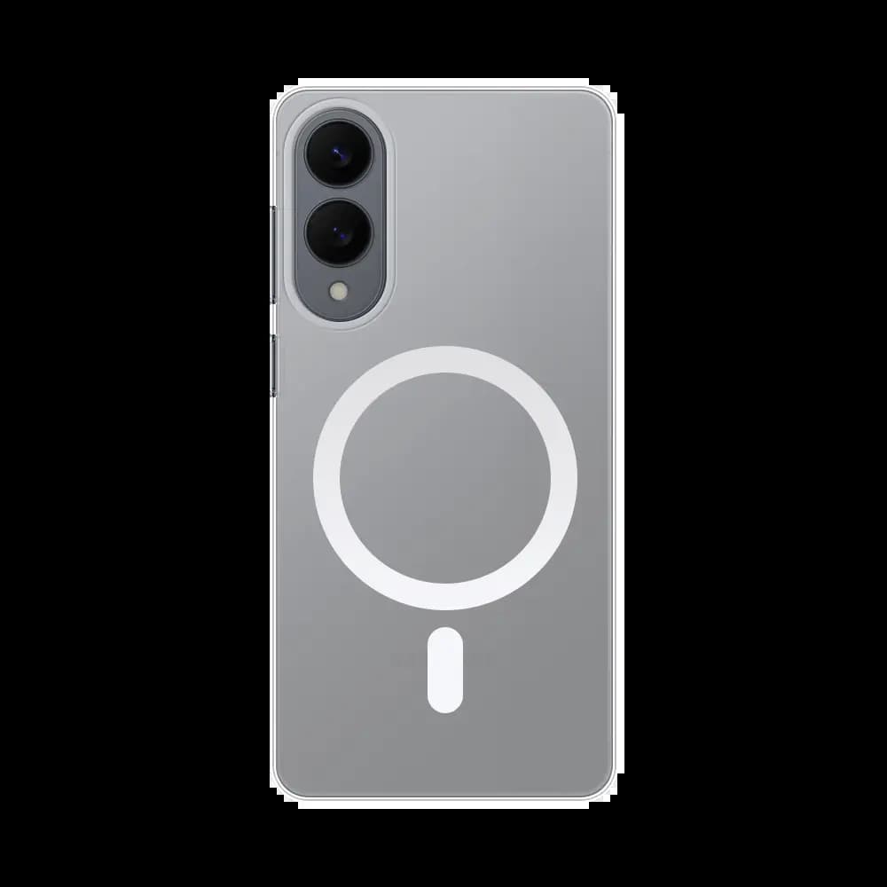 Coque transparente silicone MagSafe – Samsung Galaxy S25 Edge - Vue 12