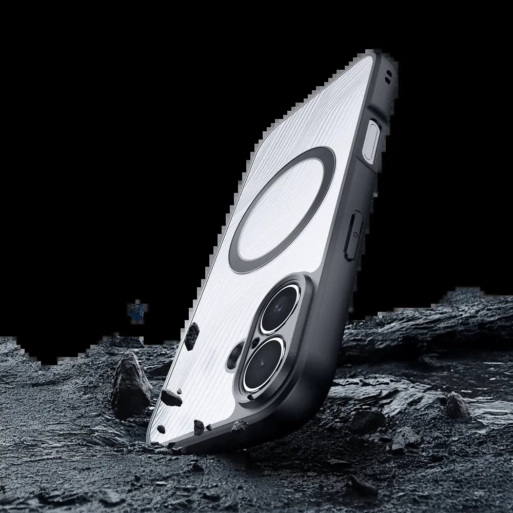 Coque MagSafe anti-chocs – iPhone 17 – Dux Ducis Aimo Mag Noir - Vue 24