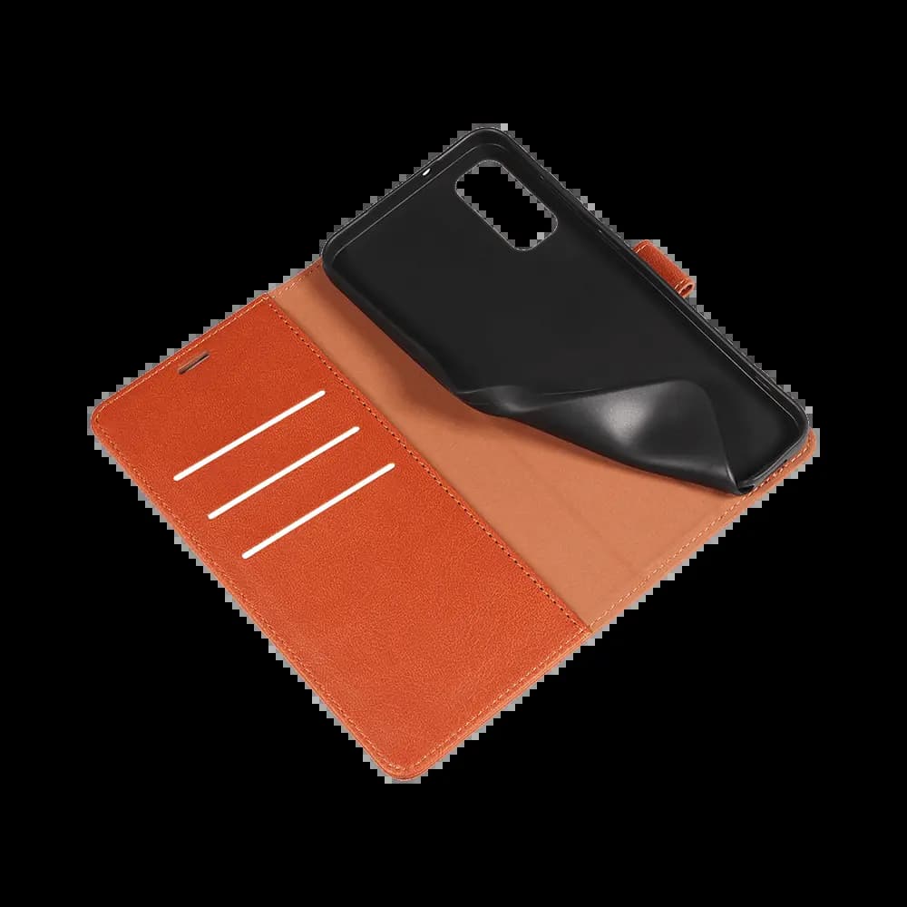 Housse folio anti-RFID Samsung Galaxy S20– PROTECT IP011 Marron - Vue 10