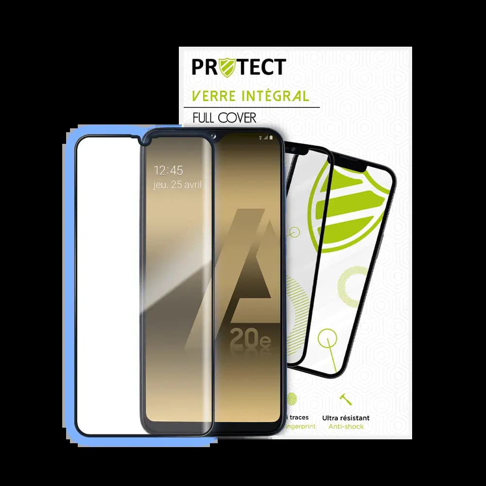 Verre trempé intégral 5D 9H – protection écran Samsung Galaxy A20e – PROTECT Noir - Vue 24