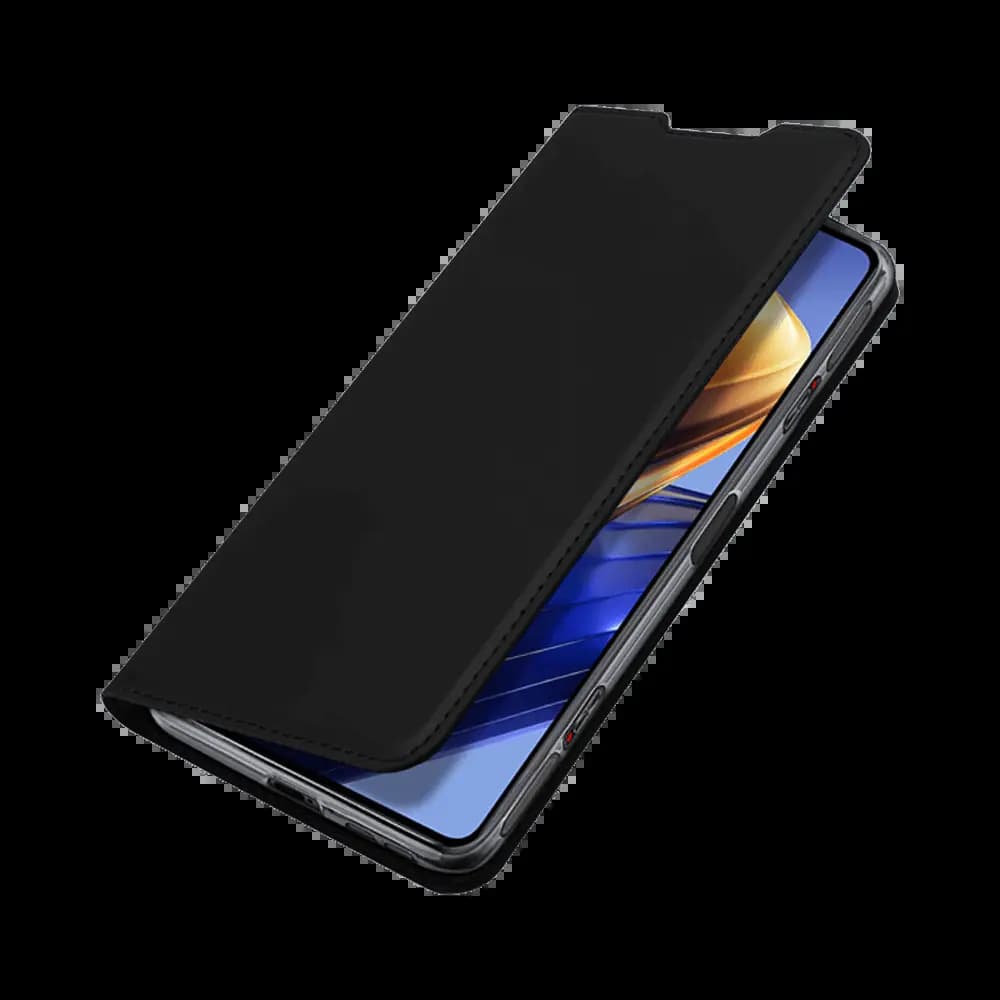 Housse folio Xiaomi Poco F4 GT 5G porte-carte – Dux Ducis Skin Pro Noir - Vue 5