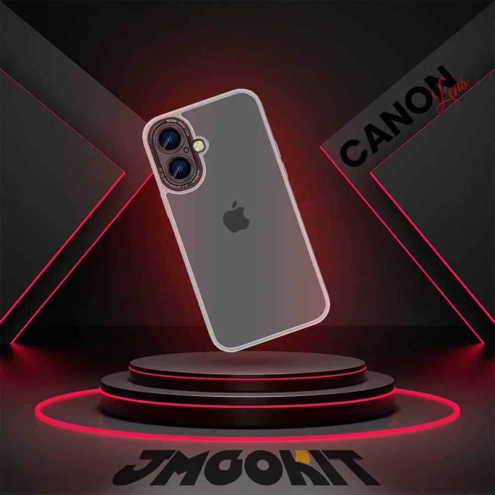 Coque de Protection Canon Lens JMGOKIT pour Apple iPhone 17 Transparent - Vue 4