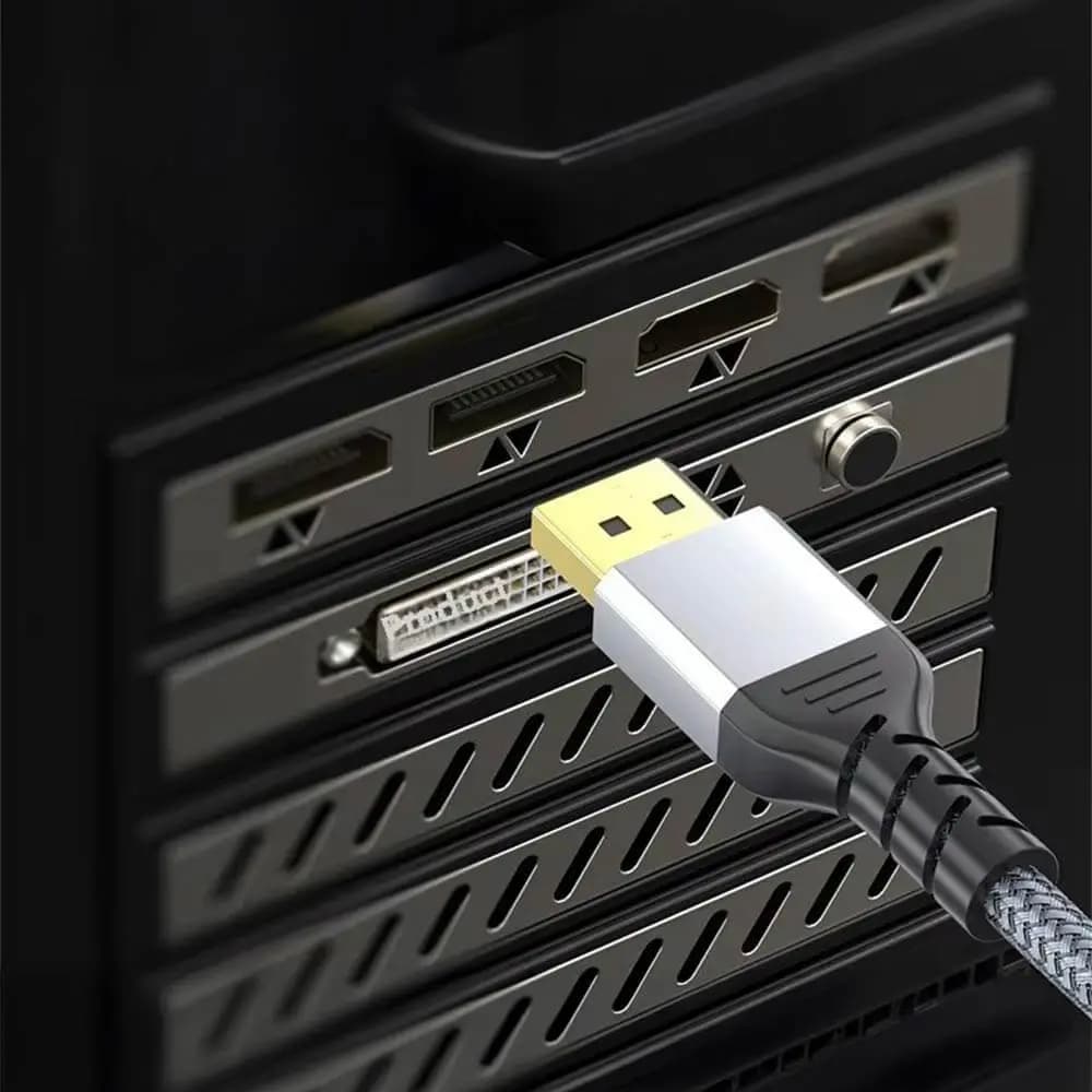 Câble DisplayPort 8K mâle vers mâle nylon tressé - 3m - Vue 6