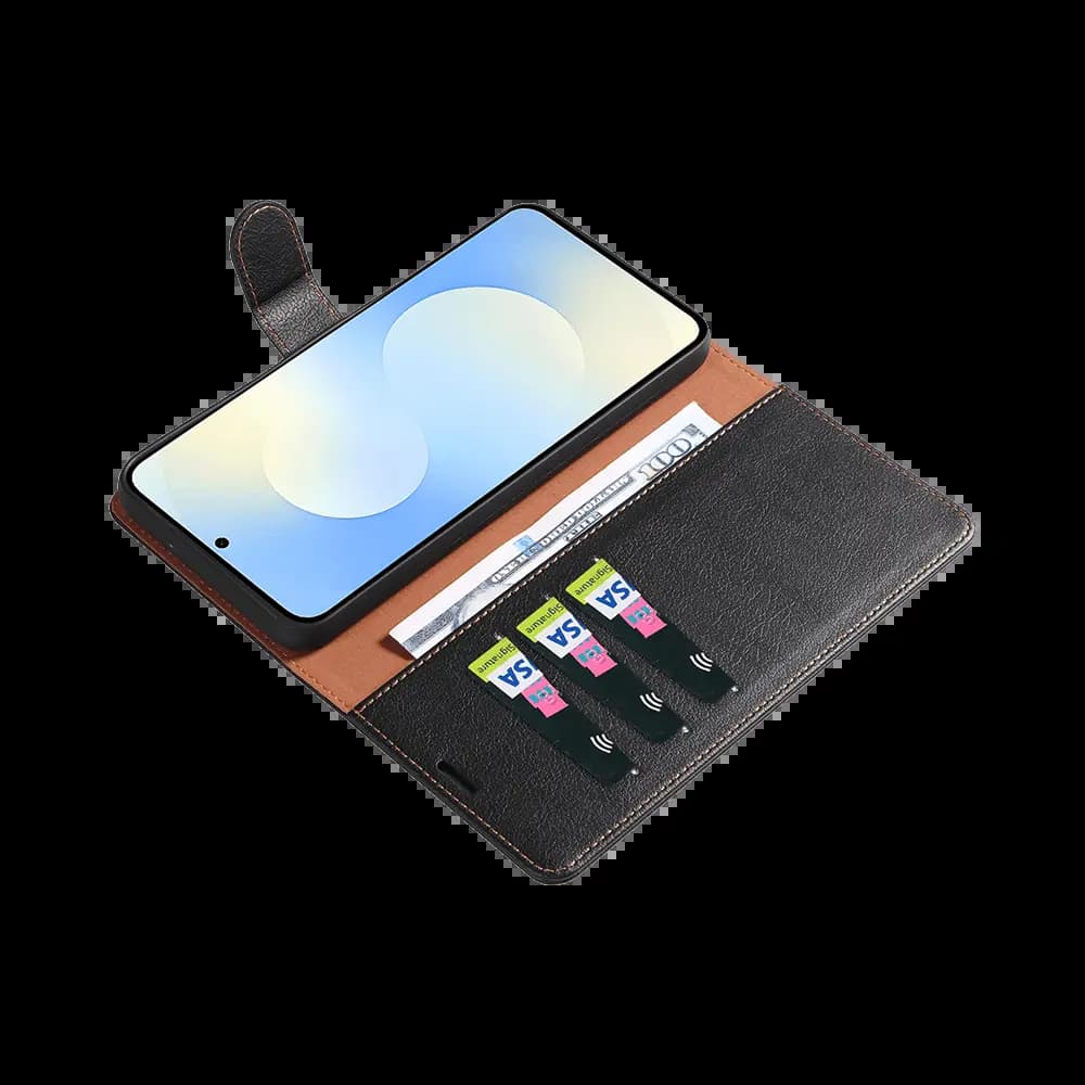 Housse folio anti-RFID Samsung Galaxy S26 – PROTECT IP011 Noir - Vue 9