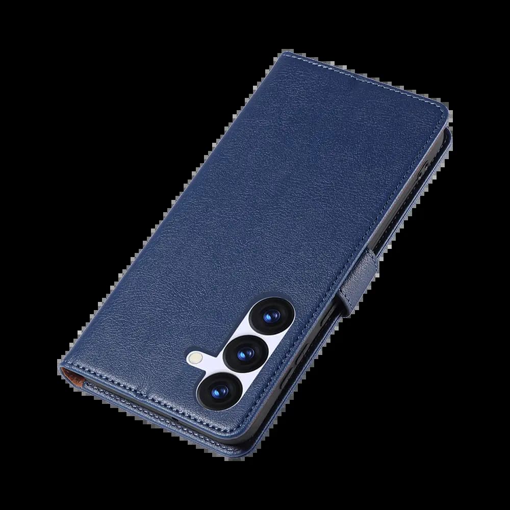 Housse folio anti-RFID Samsung Galaxy S26 – PROTECT IP011 Bleu Marine - Vue 48